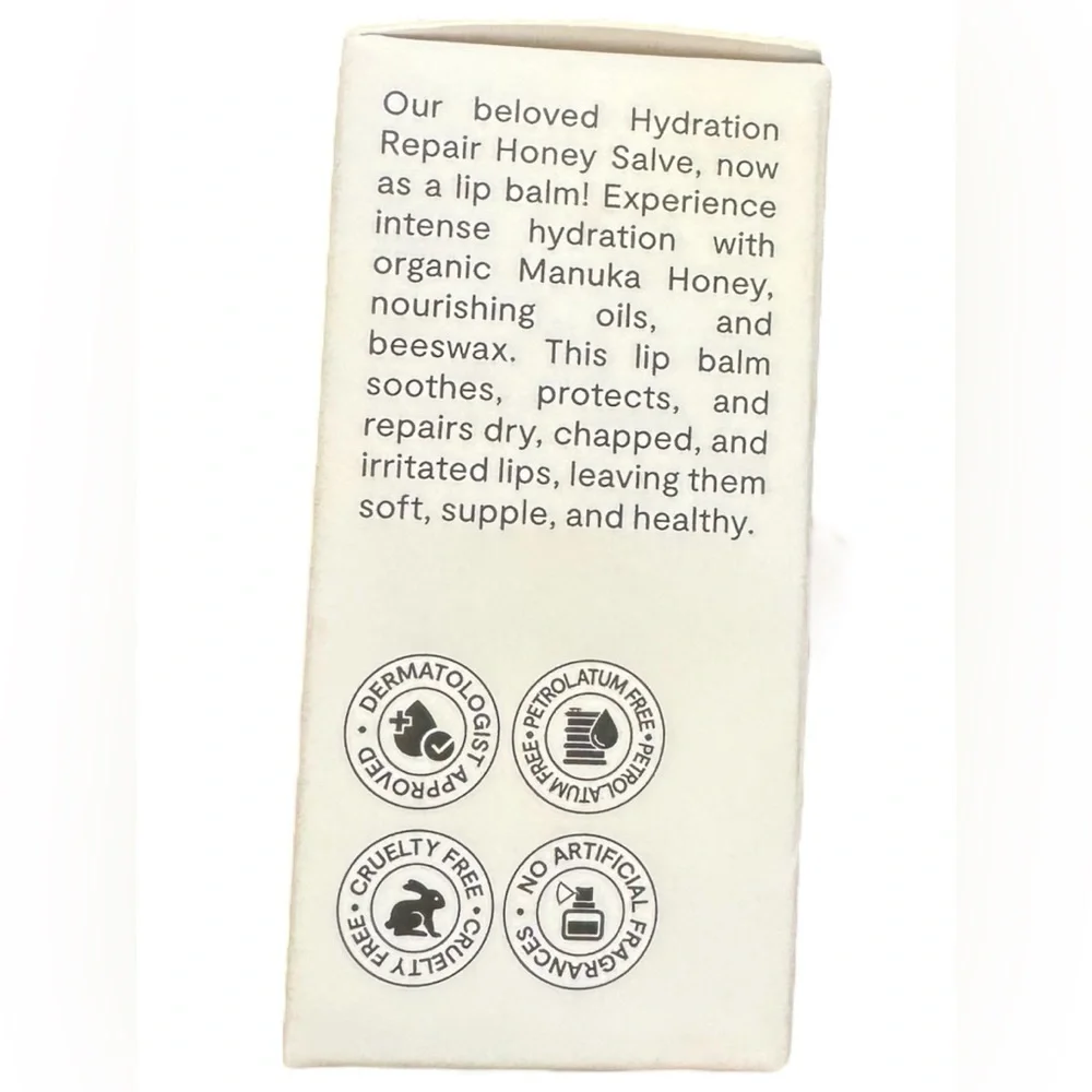 BLOSSOM ESSENTIALS ~~Hydration Repair Honey Lip Balm .14 oz 4 ml Bnib!